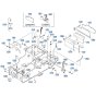 Rear Frame Assembly for Kubota R640 Loader