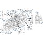 Decals -1 for Kubota R640 Loader