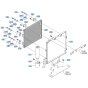 Condenser Assembly for Kubota R640 Loader