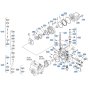 Pump Assembly -1 for Kubota R640 Loader