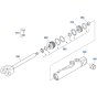 Steering Cylinder Assembly for Kubota R640 Loader