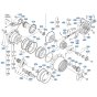 Drive Motor Assembly for Kubota U17-5 Mini Excavator