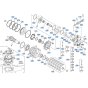 Swivel Motor Assembly for Kubota U17-5 Mini Excavator