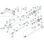 Boom Cylinder Assembly for Kubota U17-5 Mini Excavator