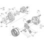 Dynamo Assembly for Kubota V3300-E2B Engine