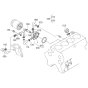 Oil Cooler Assembly for Kubota V3300-E2B Engine