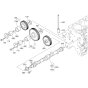 Camshaft Assembly for Kubota V3300-E2B Engine