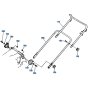 Handle Assembly for Kubota W5021-PC Mower