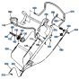 Throttle Assembly for Kubota W5021-PC Mower