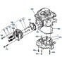 Crankcase Cover Assembly for Kubota W5021-PC Mower