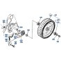 Rear Wheel Assembly for Kubota W5021-PCC Mower