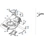 Deck Assembly for Kubota W5021-SCC Mower