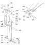 Dipper Arm Assembly for Kubota
