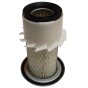 Air Filter with Fins and Lid fits Bomag, Case, Komatsu, Kubota