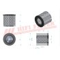 Air Filter for Lombardini 15LD400 Engines - OEM No. ED 0021753060S
