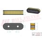 Oval Air Filter for Robin EH24 Engines - OEM No. 2463260107