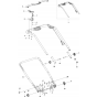 Handle Assembly for Husqvarna LC 141Li