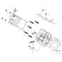 Cylinder Head (L/H) Assembly for Loncin LC2V80FD Engine