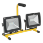 Telescopic Floodlight 2 x 20W SMD LED 110V Sealey Part No. LED105