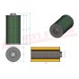 Fuel Filter 124mm x 76mm Replaces Baldwin PF10