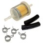 Fuel Filter Kit 6/8mm Pipe Universal Replaces Baldwin BF7736-K1