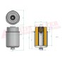 Fuel Filter for JCB 16C-1 Mini Excavator - OEM No. 4225487 M 1