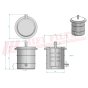 Fuel Filter for JCB SV08 Excavators - OEM No. 32/922300
