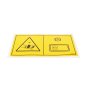 Decal Parking Brake Switch for Terex MBR71 HD Rollers - M1000045