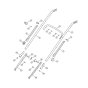 Handle Lower Part for Viking Mowers