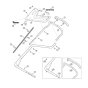 Handle Lower Part for Viking Mowers