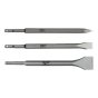 Milwaukee SDS Plus Chisel Set, 3 Piece