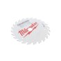 165mm Circular Saw Blade 24 Tooth with 20mm Bore, Anti-Friction Coating, Laser Technology