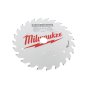 165mm Circular Saw Blade 24 Tooth with 20mm Bore, Anti-Friction Coating, Laser Technology