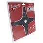 4-Tooth Blade for Milwaukee M18FBCU Brushcutter - OEM no. 4932481041