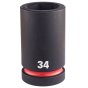 Milwaukee 1" Long Impact Sockets