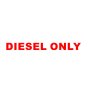 Self Adhesive Label - Diesel Only (Pack of 50)