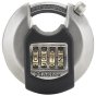 Excell Discus 4-Digit Combination 70mm Padlock by Master Lock - M40EURDNUM