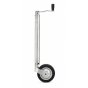 48mm Jockey Wheel, Smooth Tube, 500kg, 200x55mm Solid Wheel