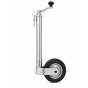 48mm Jockey Wheel, Serrated Tube, 300kg, 200x57mm Solid Wheel