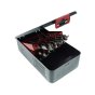 25 Piece HSS-G Drill Bit Set by Metabo - Metal Tin, Sizes 1mm to 13mm, DIN 338, 135° Tip