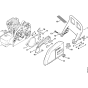 Chain Brake for Stihl MS210