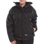 Mercury Bomber Jacket Polar fleece lined Polyester Pongee fabric Black SML