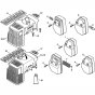 Muffler & Shroud for Stihl FR Series