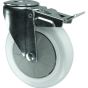 Nylon Wheel Braked Swivel Castor
