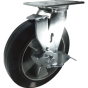 Rubber Tyre Braked Castor