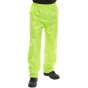 B-Dri Nylon Trouser L/weight PVC Coated Inner Elasticated Saturn Yellow MED