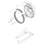 Brush Assembly -1 for Norton Clipper CG125 Floor Grinder