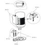 Electric Assembly for Norton Clipper CG252 Floor Grinder