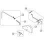 Blade Guard Assembly for Norton Clipper CM350B Masonry Saw