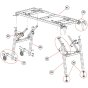 Feet Assembly for Norton Clipper TR252 Tile Saw